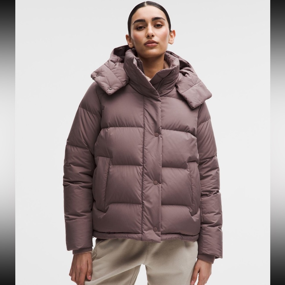 Lululemon Wunder Puff 600-Down Fill Jacket Size 2 Twig LW4CACS 348 retail
